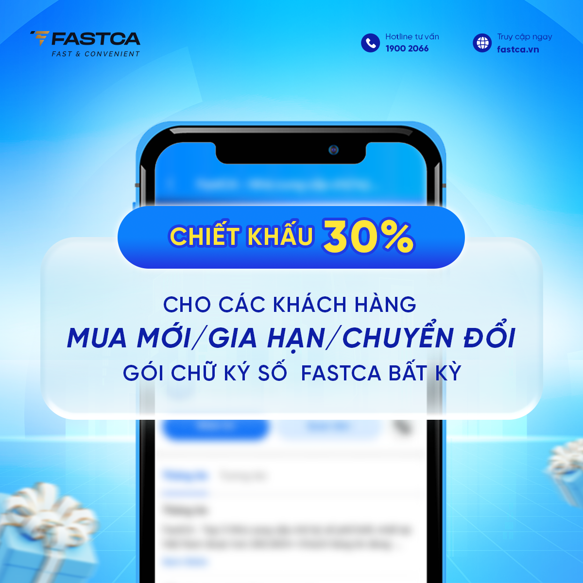 ưu đãi chữ ký số FastCA