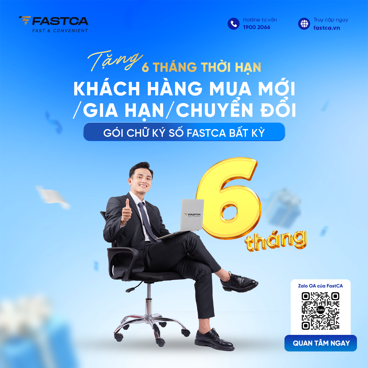 khuyến mãi chữ ký số FastCA