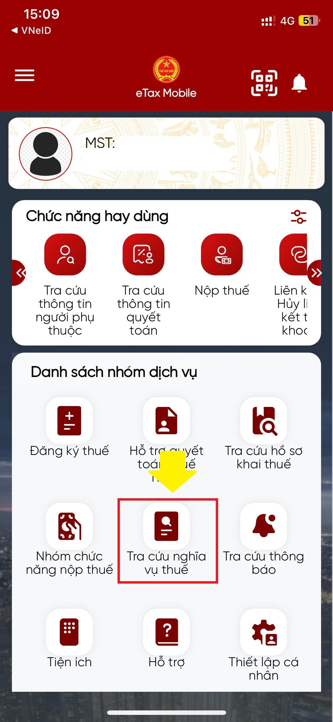 tra cứu nợ thuế tncn 2025